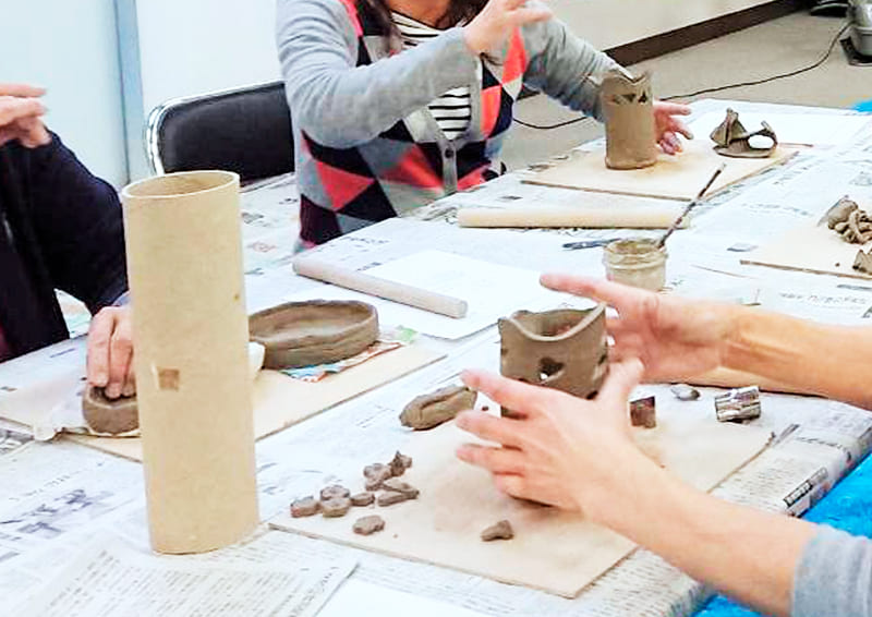 Obori Soma-ware Kyogetsu Pottery/ Image of pottery class